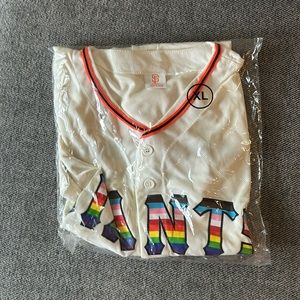 San Francisco pride giants jersey size xl